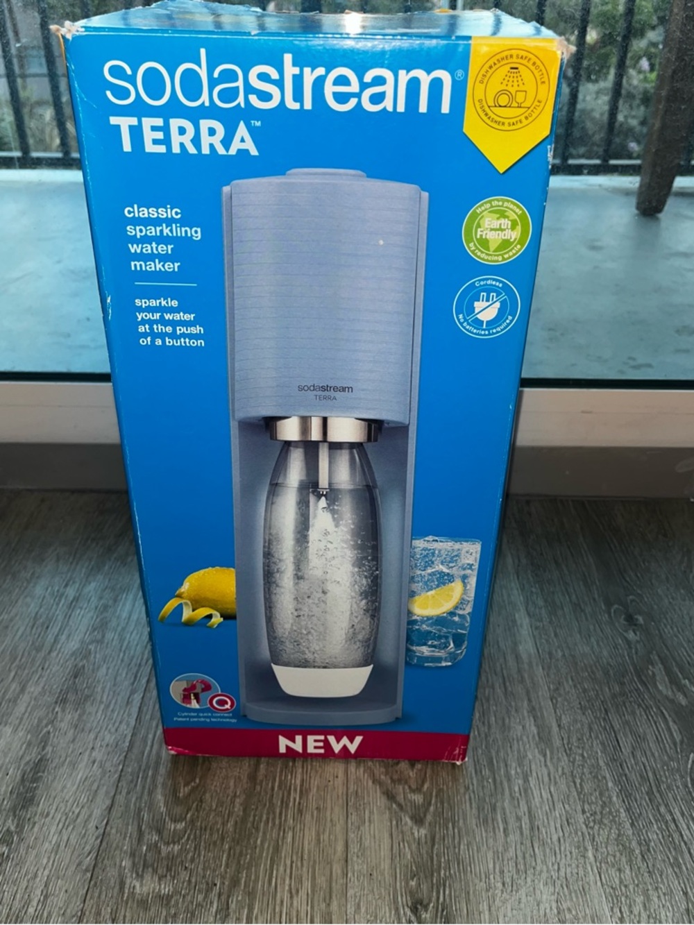 SodaStream Terra Classic Sparkling Water Maker - Light Blue